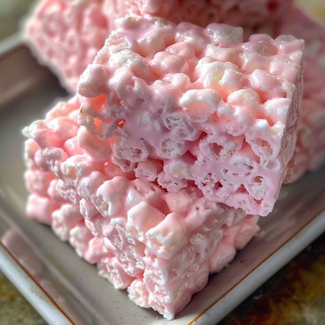 🍋 Sweeten your day with Pink Lemonade Rice Krispie Treats! A twist on a classic that’s simply delightful! 🍋 🍴 Pink Lemonade Rice Krispie Treats 🛒 Ingredients: 6 cups Rice Krispies 1 bag marshmallows 1/4 cup butter 1/4 cup pink lemonade concentrate Red food coloring (optional) Non-stick spray 👩‍🍳 Instructions: Melt Marshmallows: In a large pot, melt butter over low heat. Add marshmallows and stir until melted. Flavor It: Mix in pink lemonade concentrate and a few drops of red food coloring... Melt Marshmallows, Low Calorie Cookies, Lemonade Concentrate, Instagram Recipes, Twisted Recipes, Rice Crispy Treats, Red Food Coloring, Trending Recipes, Rice Krispie Treats