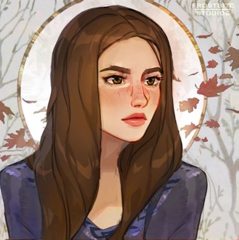 Brunette Princess Art, Taryn Duarte Fanart, Oc With Brown Hair, Brown Hair Pfp Aesthetic, Brunette Character Design, Taryn Duarte, Victorian Character Design, Frostbite Studios, Female Book Characters