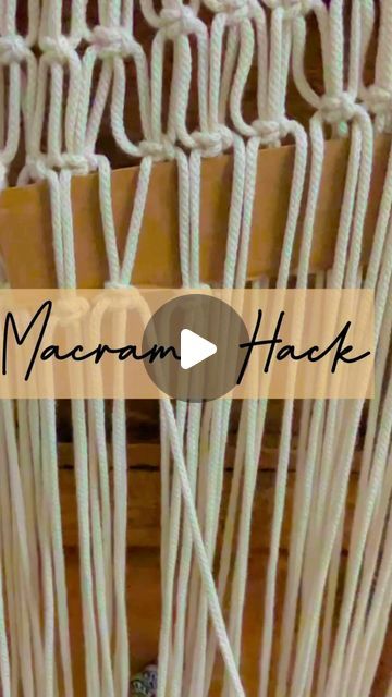 Knottyknots on Instagram: "Macrame hack  Macrame making hack for perfect knots with perfect gap between two layer Follow for more @knotty_knots2021   . . . #instagram #trendingreels #trending #trendingnow #trendingsongs #macrame #macrametips #macramehack #macramework #macramedecor #macrameaccessories #macramegift #macramegifts #gift #faujiwives #local #shoplocal #shopsmall #order #ordernow" Macrame Trends 2024, Macrame Making, Blouse Casual Fashion, Trending Songs, Moving Tips, Macrame Decor, Blouse Casual, Trends 2024, Trending Now