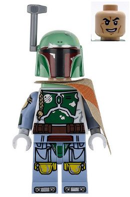 sw610: Boba Fett - Pauldron, Helmet, Jet Pack, Printed Arms and Legs Lego Boba Fett, Star Wars Episode 4, Lego Star Wars Mini, Star Wars Minifigures, Jet Pack, Lego Kits, Star Wars Lego, Custom Figurines, Lego Custom Minifigures