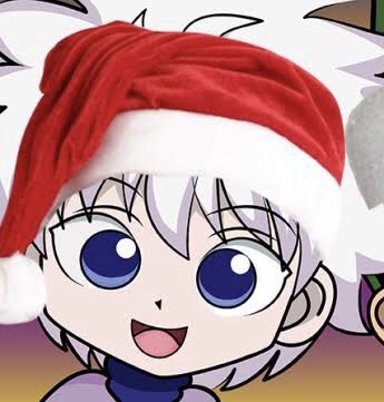 Killua Christmas Pfp, Killua Christmas, Hunter X Hunter Christmas, Hxh Christmas, Hxh Fanart, Lovely Anime, Hunter Anime, Christmas Icons, Matching Pfps