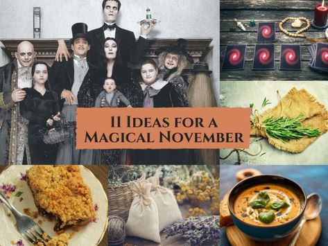 11 Ideas for a Magical November Witchcraft Ideas, Thanksgiving Kitchen, Happy November, Kitchen Witchery, Thanksgiving Meal, Magick Spells, New Post, This Year, Thanksgiving