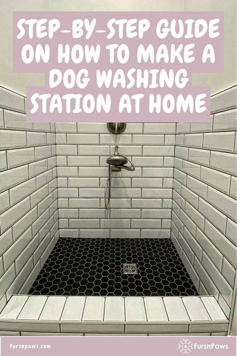 Dog washing station Dog Bathing Station Mud Rooms, How To Build A Dog Washing Station, Stainless Steel Dog Washing Station, Diy Dog Bathing Station In Laundry Room, Home Dog Grooming Station, Dog Bath Laundry Room, Mud Room Dog Wash Station, Laundry Room Dog Washing Station, Garage Dog Wash Station