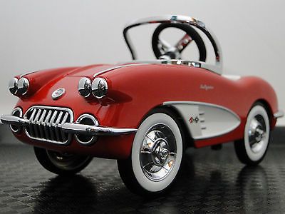 1959 Corvette, Toy Pedal Cars, Vintage Cars 1950s, Vintage Pedal Cars, Pedal Car, Car Chevrolet, Pedal Power, Vintage Sport, Pedal Cars