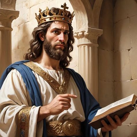 Realistic depiction of Adult King David from the Bib... King David Bible Pictures, King David Art, David From The Bible, King David Bible, David In The Bible, Simbang Gabi, Boxing Outfit, David Bible, Elizabeth Kubler Ross