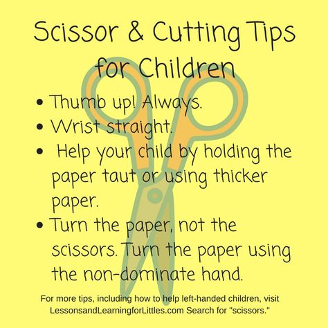 Fine Motor Skills – Lessons and Learning for Littles Old Scissors, Scissor Skills Preschool, Activities For One Year Olds, Thumb Up, Free Preschool Worksheets, Activities For Boys, Teaching Toddlers, Scissor Skills, Fine Motor Skills Activities