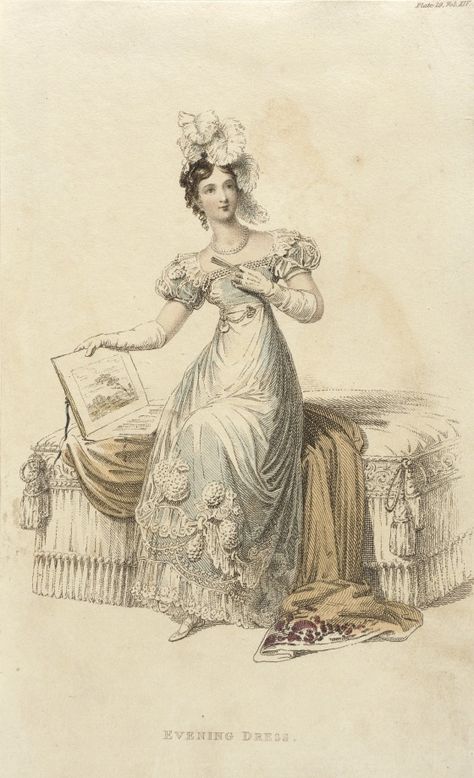 Empire Outfit, 1820s Fashion, Regency Gown, Regency Era Fashion, Romantic Period, Regency Period, Jane Austin, Random Fashion, Victorian Ladies