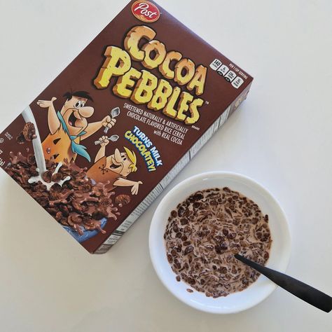 I recently received the Cocoa Pebbles cereal in exchange for my honest opinion. I have to say the cereal exceeded my expectations in every way. First and foremost, Cocoa Pebbles offers a rich, intense chocolate flavor that sets it apart from other chocolate cereals I had tried before. In terms of texture, the cereal maintains its crispness even when combined with milk, offering a consistently satisfying crunch with every bite. Its versatility allows it to be enjoyed in various ways, whether u... Cocoa Pebbles, Pebbles Cereal, Chocolate Cereal, Flavored Rice, Rice Cereal, Breakfast Cereal, Picnic Foods, Food Inspo, Chocolate Flavors