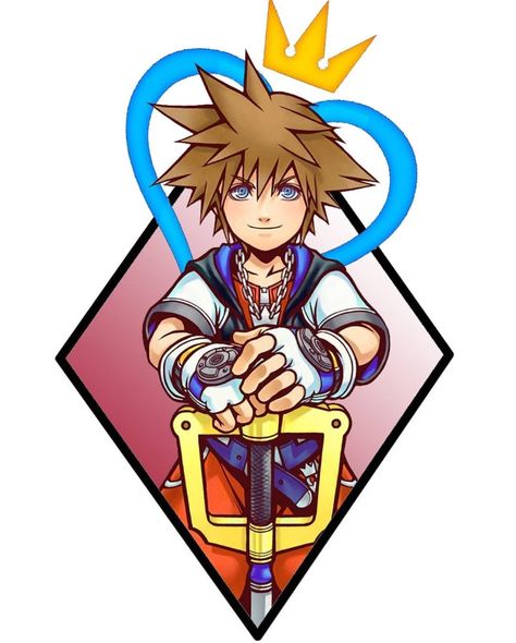 Sora Kingdom Hearts Tattoo, Kingdom Hearts Tattoo, Heart Tat, Kingdom Hearts Wallpaper, Gamer Tattoos, Kingdom Hearts Characters, Marvel Cartoons, Disney Kingdom Hearts, Kingdom Hearts Fanart