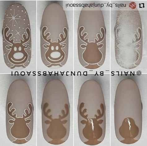 Beginner Nail Designs, Fruit Nail Designs, Acrylic Nails Almond Shape, Nail Art Noel, Xmas Nail Art, Art Deco Nails, Gel Nails Diy, Nail Art Set, Christmas Nails Acrylic