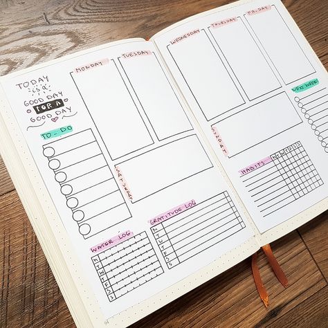 free bullet journal printable from The Petite Planner: weekly spread #anjahome #bulletjournal Weekly Bullet Journal Layout, Online Bullet Journal, Bujo Templates, Free Bullet Journal Printables, Muslim Journal, Bullet Journal Lettering, Diario Bullet, Daily Bullet Journal, Bullet Journal Weekly Layout