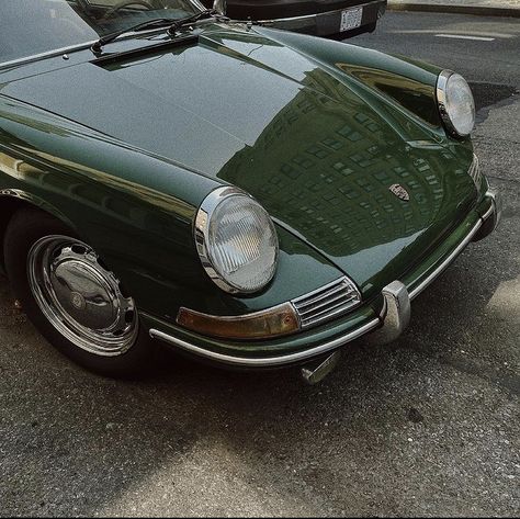 Dark Green Mercedes, Lawyer Apartment, Forest Green Porsche, Green Car Vintage, Green Car Aesthetic, Forest Green Car, Green Inspo, Ferrari Vintage, Lyric Book