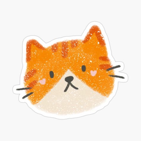 Get my art printed on awesome products. Support me at Redbubble #RBandME: https://www.redbubble.com/i/sticker/Cute-ginger-kitty-by-dhemoo/162370177.EJUG5?asc=u Cute Ginger Cat, Cute Ginger, Doodle Stickers, Ginger Cat, Ginger Cats, Cat Stickers, Cute Doodles, Glossier Stickers, Transparent Stickers