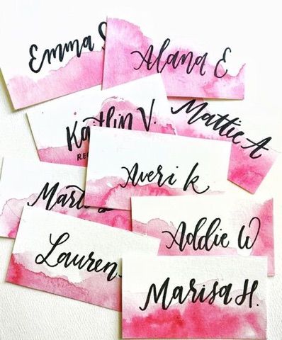 Recruitment Name Tags, Sorority Name Tags, Name Tag Ideas, House Manager, Diy Name Tags, Mops Crafts, Lavender Room, Recruitment Ideas, Wedding March