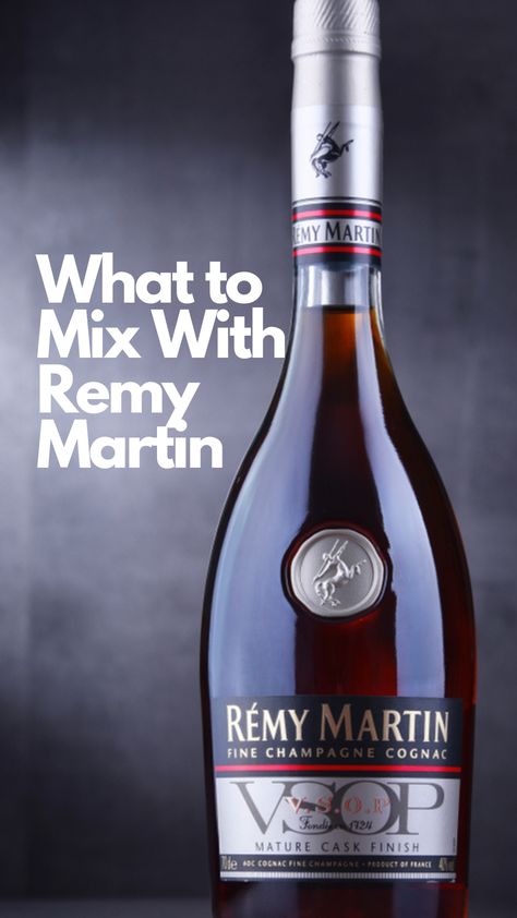 What to Mix With Remy Martin Remi Martin Drinks, Remy Martin Drinks Recipes, Remy Martin Drinks, Cognac Cocktails, Cognac Cocktail, Best Drinks, Remy Martin, Alcohol Recipes, Flavor Profiles