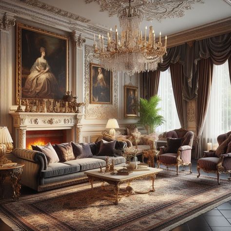 Manor Living Room, Georgian Era Interior, Georgian Mansion Interior, British Palaces Interior, Old Palace Interior, Gilded Age Mansions Interior, Classic Style Interior Design, Classic Style Interior, Classic Dining Room