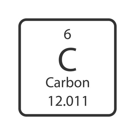 Carbon Element Symbol, Carbon Periodic Table, Carbon Element, Table Vector, Modern Wooden House, Flash Sheet, Element Symbols, The Periodic Table, Love In Islam