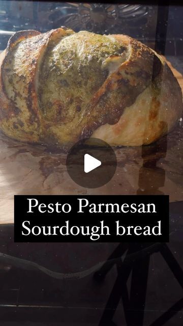 The Sourdough Lady, Pesto Parmesan Sourdough, Pesto Sourdough Bread, Parmesan Sourdough Bread, Pesto Sourdough, Loaf Breads, Pesto Bread, Sourdough Loaf, Bread Art