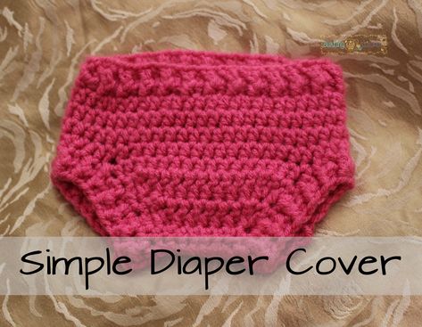 Simple Diaper Cover Free Crochet Pattern Diaper Cover Pattern, Crochet Diaper Cover, Crochet Phone Cases, Crochet Baby Clothes, Crochet Baby Patterns, Diaper Cover, Crochet For Kids, Baby Patterns, Crochet Doll