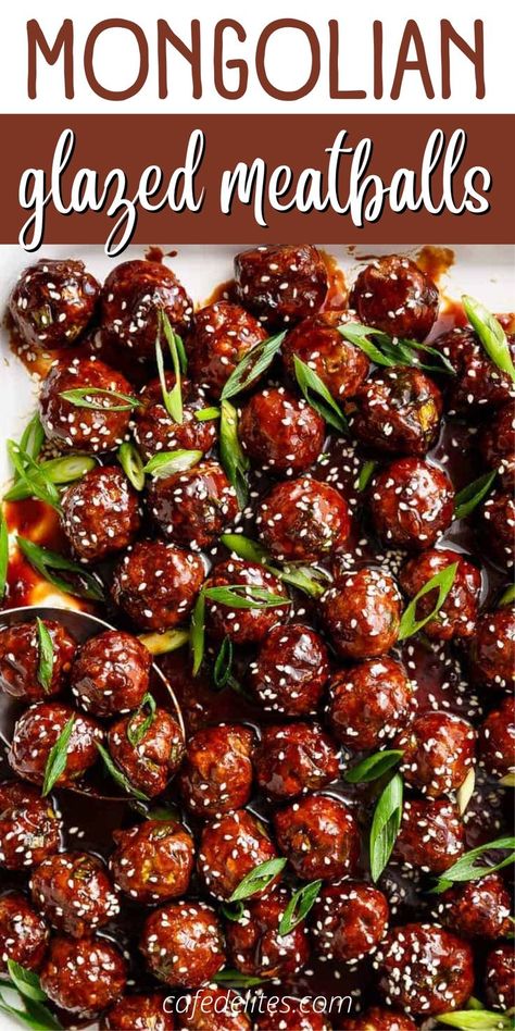 Hoisin Glazed Meatballs, Crock Pot Asian Meatballs, Glazed Meatball Recipes, Mongolian Beef Meatballs Recipe, Slow Cooker Asian Meatballs, Meatball And Mushroom Recipes, Mince Ideas For Dinner, Asian Sauce For Meatballs, Asian Meatball Recipes Easy