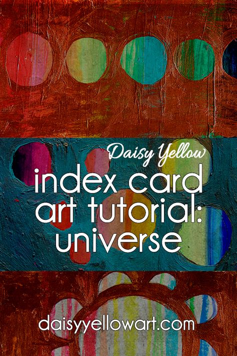 Index Card Tutorial! Love this idea! #creative #artjournal #draw #indexcards Index Card Art Projects, Icad Index Cards, Index Card Art Ideas, Index Cards Ideas, Diy Index Cards, Index Card Art, Altered Cards, Daisy Yellow, Daisy Cards