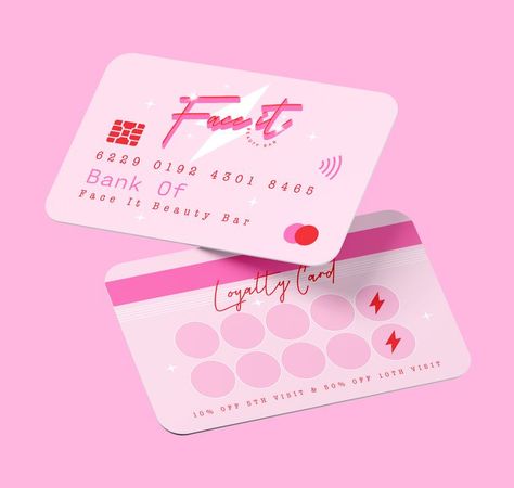 Loyalty Card Design, Credit Card Design, Ticket Design, Nail Room, Branding Design Packaging, Thanks Card, Packing Design, Loyalty Card, Nail Studio