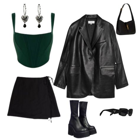 Styling Corset, Slytherin Fashion, Mode Grunge, Corset Outfit, Corset Skirt, J K Rowling, Swaggy Outfits, Kpop Fashion Outfits, Draco Malfoy