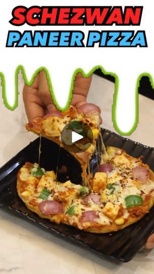 Schezwan Paneer, Paneer Pizza, Anklet Designs, Pizza Recipe, Pizza Recipes, Salad Dressing, Paneer, Pizza, Ice Cream