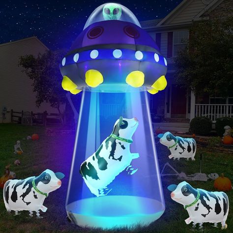 Our Halloween inflatable alien party decoration is suitable for Halloween outdoor decoration, courtyard garden decoration, trick-or-treating event decoration, Halloween night activities, school Halloween activities, Halloween space theme decoration, Halloween masquerade decoration, stage props, birthday party, etc School Halloween Activities, Alien Halloween Decorations, Space Theme Decoration, Cow Balloons, Space Theme Decorations, Inflatable Alien, Halloween Outdoor Decoration, Decoration Stage, Alien Party