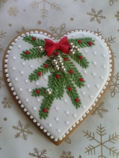 Fern Design, Cookie Christmas, Sugar Cookie Designs, Pretty Cookies, Xmas Cookies, Fancy Cookies, Christmas Cookies Decorated, Creative Cookies, Christmas Sugar Cookies