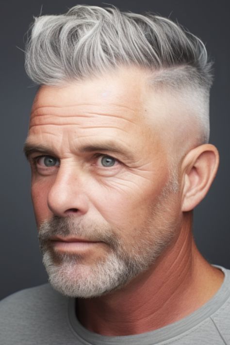 Men’s Hair, Mens Grey Hairstyles, Older Mens Long Hairstyles, Silver Hair Men, Husband Hair, Older Men Haircuts, Bleached Hair Men, Haircut Ideas For Men, Gentleman Haircut