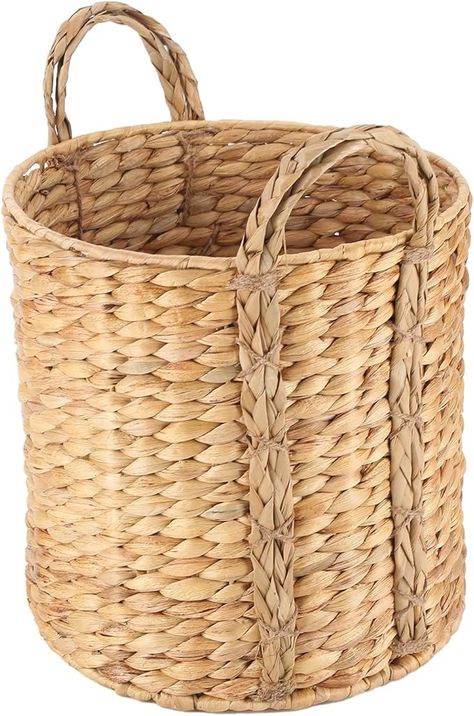 Amazon.com: JLKIMZVO Multi-purpose seaweed belly basket with handle - washing basket, water hyacinth woven basket, used for washing plants, suitable for living room, toys, blankets or nursery : Baby Blanket Holder, Nursery Hamper, Belly Basket, Washing Basket, Basket With Handle, Water Hyacinth, Ceiling Fan In Kitchen, Waste Basket, Woven Basket