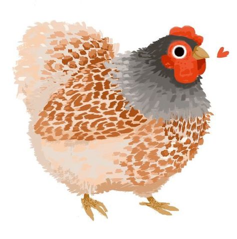 Pinterest Cute Hen Drawing, Hen Drawing, Chicken Drawing, Chicken Illustration, Chicken Painting, Cute Chickens, Chicken Art, Chickens And Roosters, Wow Art