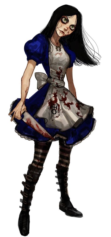 Alice Madness Returns Art, Dark Wonderland, Alice In Wonderland Fanart, American Mcgee, American Mcgee’s Alice, Alice In Wonderland Artwork, Dark Alice In Wonderland, Wonderland Artwork, Alice In Wonderland Aesthetic