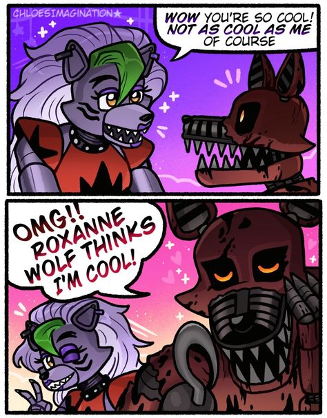 FNAF nightmare foxy is a huge fan of roxanne wolf,, Nightmare Fnaf, Roxy Wolf, Fnaf Nightmare, Nightmare Foxy, Fnaf Story, Roxanne Wolf, Animatronic Fnaf, Fnaf Movie, Fnaf Comics