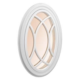 Oval Windows, Cottage Bathrooms, Home Window Grill Design, Victorian Windows, Valley Cottage, Exterior Window, Oval Window, Brick Molding, White Window