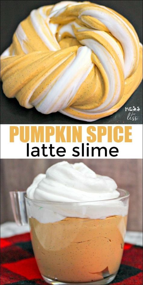 If you love all things pumpkin this time of year, you will flip for this Pumpkin Spice Latte Slime. It smells just like your favorite drink, though of course it isn't edible. This borax free slime recipe will put you and your kids in a fall mood! #slime #slimerecipes Borax Free Slime, Edible Candy, Free Slime, Slime Recipes, Fall Mood, Slime Recipe, Family Crafts, Pumpkin Dessert, Tea Parties