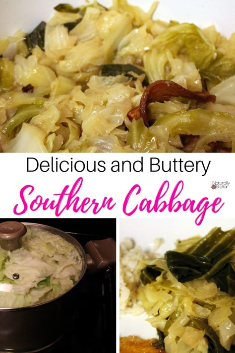 Boil Cabbage Recipe, Cabbage Ideas, Southern Cabbage, Cooked Cabbage Recipes, Cabbage Recipes Southern, Easy Cabbage Recipes, Southern Fried Cabbage, Boiled Cabbage, Buttered Cabbage