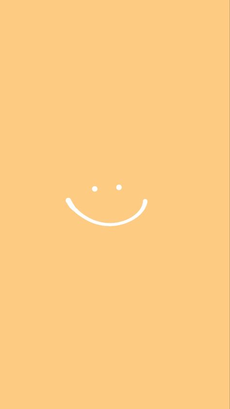 Wallpaper Backgrounds Smile, Aesthetic Wallpaper Happy Face, Happy Face Wallpaper Iphone, Yellow Simple Wallpaper, Aesthetic Wallpaper Smiley Face, Smile Wallpaper Aesthetic, Iphone Wallpaper Happy Face, Wallpaper Iphone Happy, Smile Face Wallpaper