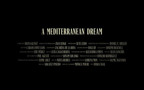 Credits Design Film, Title Sequence Design, Movie Credits Design, End Credits Design, Film Credits Design, Film Font, Credits Design, Movie Credits, Production Coordinator