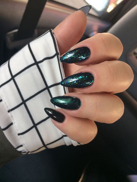 Dark Glittery Nails, Nails Dark, Glittery Nails, Dark Nails, Gel Nails, Manicure, Pure Products, Nails, Beauty