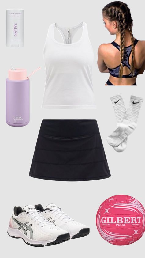 netball fit!! #netball #outfitinspo Netball Outfits, Netball Pictures, Hoka Shoes, Training Clothes, Netball, Packing Tips For Travel, Aesthetic Outfits, Connect With People, Your Aesthetic