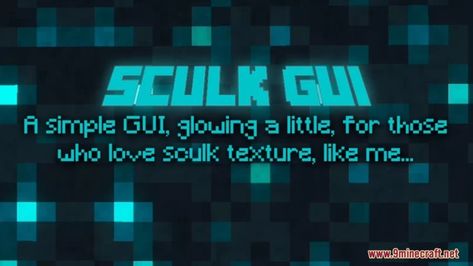 Sculk-GUI-Resource-Pack Eerie Aesthetic, Minecraft Shaders, Minecraft Pe, Minecraft 1, Minecraft Mods, Texture Packs, Minecraft Skins, User Interface, Minecraft