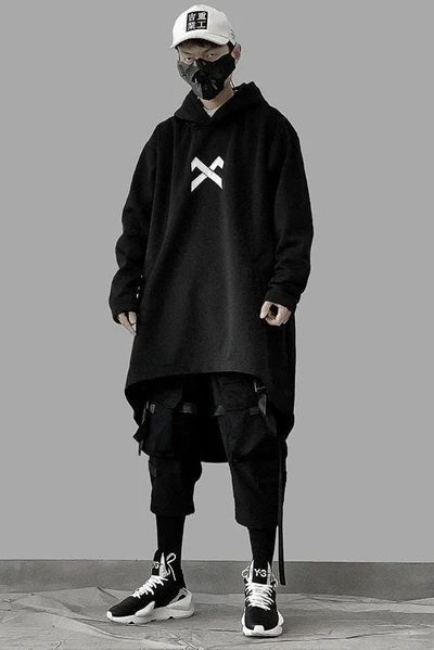 Dark Cloak, Long Cloak, Movie Villains, Tech Clothing, Oversized Clothing, Cyberpunk Clothes, Oversized Outfit, Cyberpunk Fashion, Tech Fashion