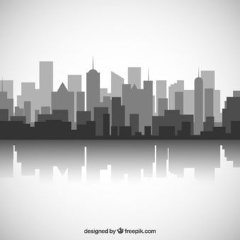 Skyline Vectors, Photos and PSD files | Free Download Black And White City Drawing, Buildings Black And White, City Skyline Drawing, City Black And White, City Outline, Skyline Image, Skyline Drawing, Cityscape Drawing, White Architecture