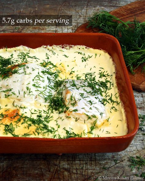 Fish With Cream Sauce, Dill Cream Sauce, Poached Cod, Smoked Cod, Butter Cream Sauce, Haddock Recipes, Keto Dinner Ideas, Poached Fish, Lemon Dill Sauce