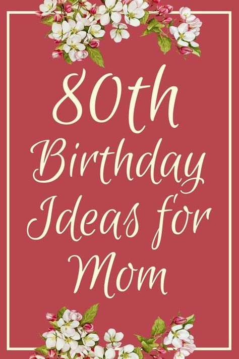 80th Birthday Ideas for Mom - Looking for fabulous ideas to celebrate Mom's 80th Birthday?  Find everything you need for a memorable 80th birthday for your Mom - gifts, party ideas, cakes, and more!   #80thBirthday #80thBirthdayIdeas.com Celebrating 80th Birthday, 80birthday Party Ideas, 80th Birthday Celebration Ideas, 80 Birthday Party Ideas Decoration Mom, 80 Th Birthday Party Ideas Mom, 80 Birthday Party Ideas, 80th Birthday Party Theme, 80th Birthday Ideas, 80th Birthday Party Ideas