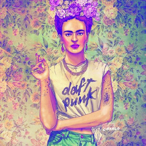 Hdr Wallpaper, App Filter, Frida Art, Airbrush App, Flowers In Her Hair, Fashion Fantasy, Hipster Grunge, Diego Rivera, Art Et Illustration