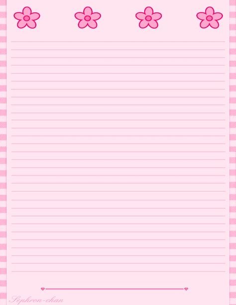 Notebook Paper Printable, Hello Kitty Printables, Writing Paper Printable Stationery, Free Printable Stationery, Note Writing Paper, Writing Paper Printable, Memo Paper, Stationary Paper, Fotografi Vintage