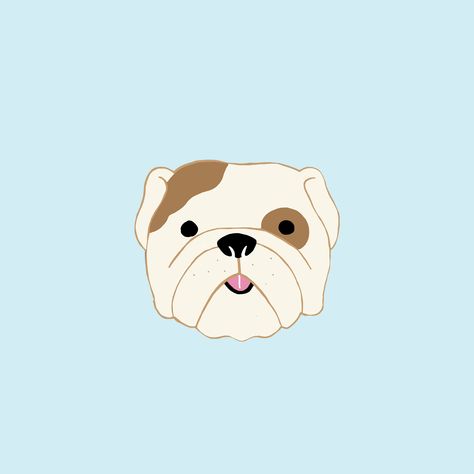 English Bulldog Drawing Easy, English Bulldog Wallpaper, English Bulldog Sketch, Bulldog Doodle, English Bulldog Drawing, English Bulldog Painting, English Bulldog Illustration, Cartoon Bulldog, Bulldog Illustration